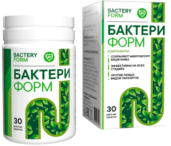 Бактери Форм — шипучие таблетки, упаковка