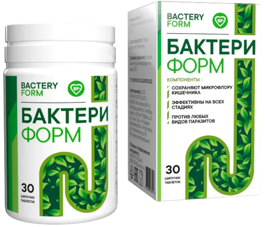 Бактери Форм — шипучие таблетки, упаковка