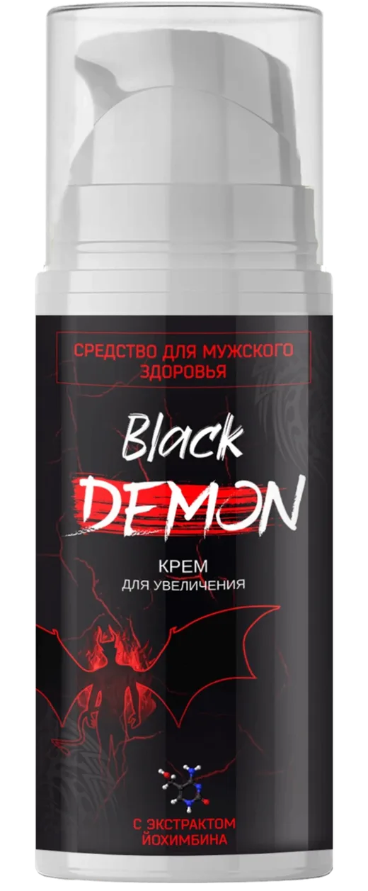 Black Demon — крем, упаковка