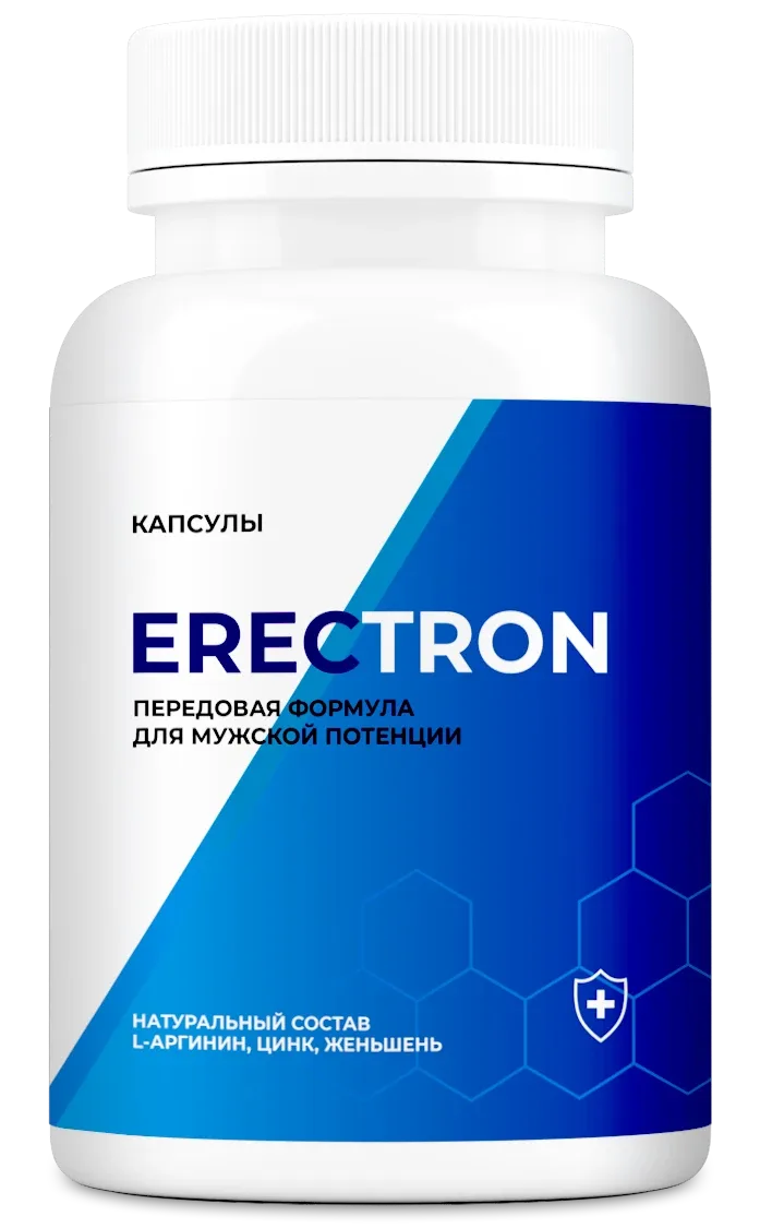 Erectron — капсулы, упаковка